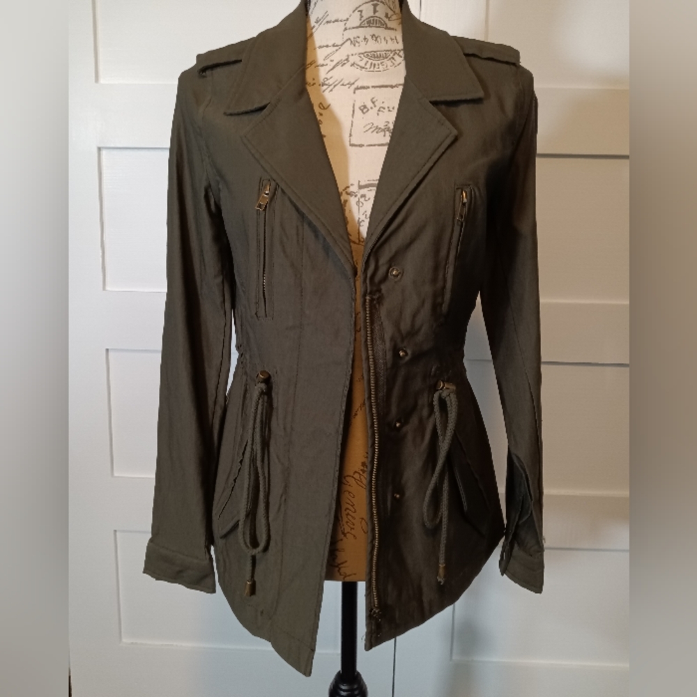 Eden Society Cinch Waist Laysha Cargo Jacket